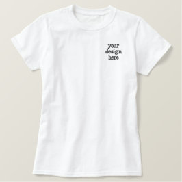 Personalisieren & Anpassen Besticktes T-Shirt