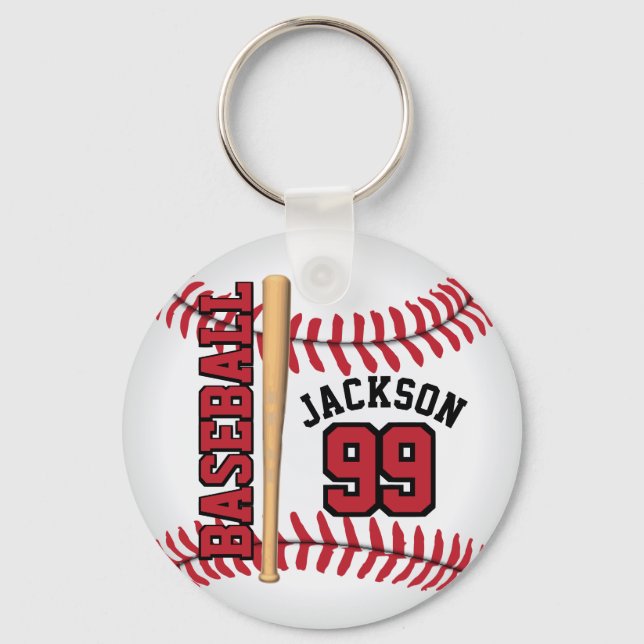 Personalisieren ⚾ Baseball Schlüsselanhänger (Vorderseite)