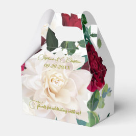 Personalisieren Blume Rose Peony Dahlia Wedding Geschenkschachtel