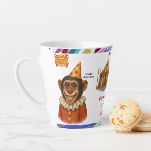 Personalisieren: Chester, Schimpanse-Clown Milchtasse