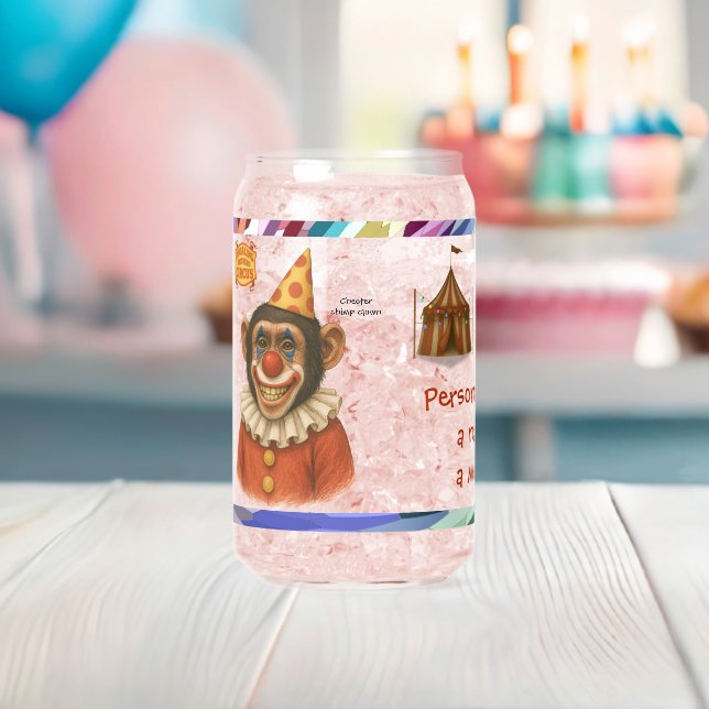 Personalisieren: Chester, Schimpansen-Clown Dosenglas (Insitu (Baby Party))