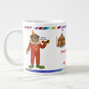 Personalisieren: Chester, Schimpansenclown Jumbo-Tasse