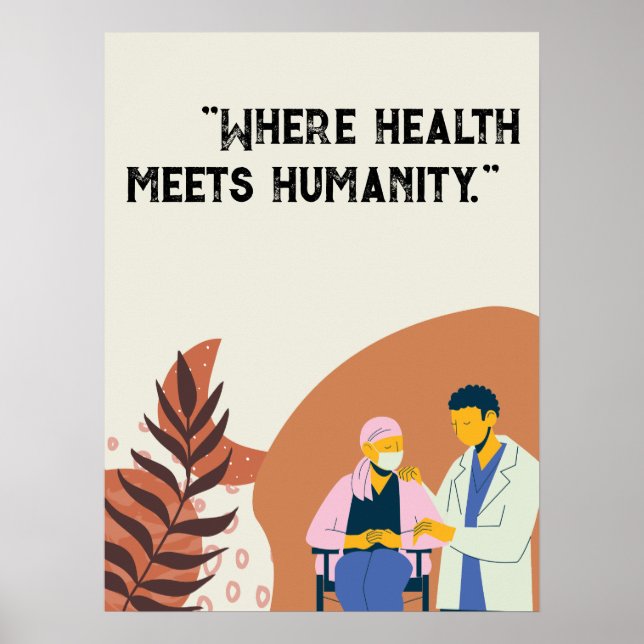 Personalisieren der medizinischen Angebote für Kra Poster (Vorne)