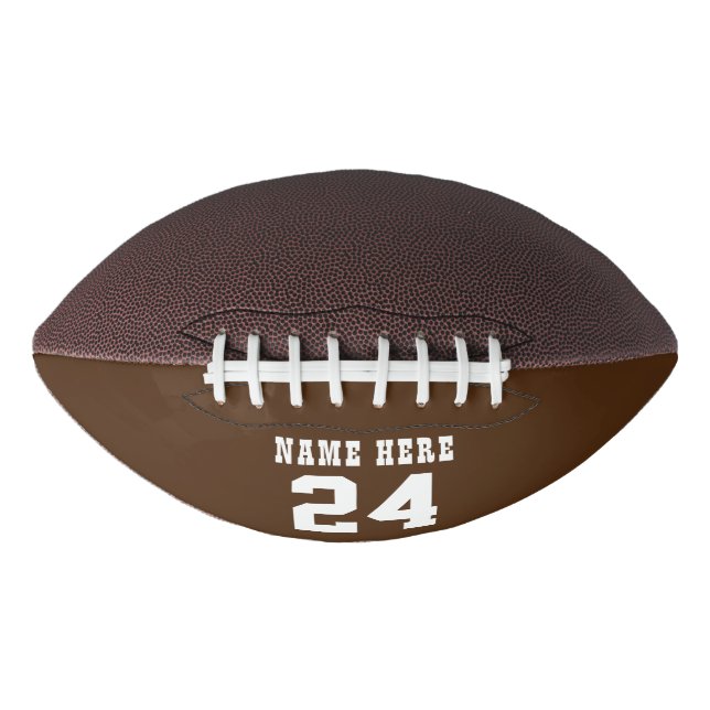 PERSONALISIEREN DER NUMMER NAME TYPOGRAPHIE FOOTBALL (Vorderseite)