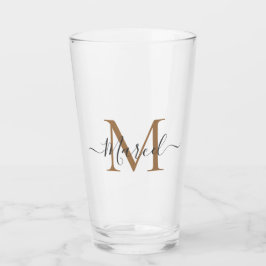 Personalisieren des ersten Schreibens Glas