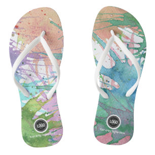 Personalisieren des Geschäfts   Art Supplements Flip Flops