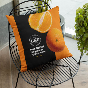 Personalisieren des Geschäfts Orange Company Kissen