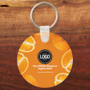 Personalisieren des Geschäfts Orange Company Schlüsselanhänger
