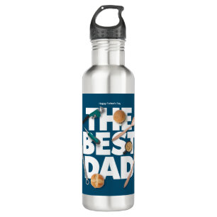 Personalisieren des glücklichen Vaters   Der beste Edelstahlflasche