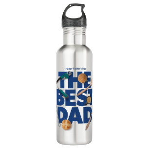 Personalisieren des glücklichen Vaters Der beste Edelstahlflasche
