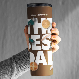 Personalisieren des glücklichen Vaters   Der beste Thermosbecher