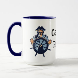 Personalisieren des Kapitäns Tasse