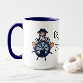 Personalisieren des Kapitäns Tasse