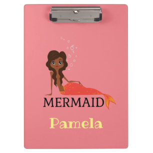 Personalisieren des Mermaid-Designs Klemmbrett