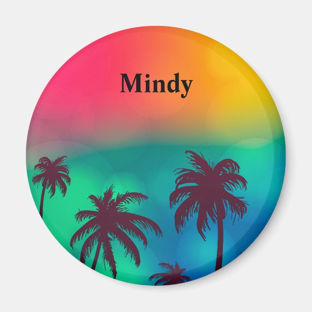 Personalisieren des Namens-Magneten Magnet (Vorne)