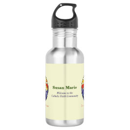 Personalisieren des Namens, RCIA-Dove-Circle auf G Edelstahlflasche