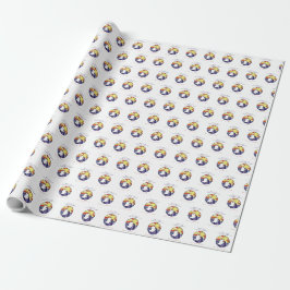Personalisieren des Namens, RCIA-Dove-Circle auf G Geschenkpapier