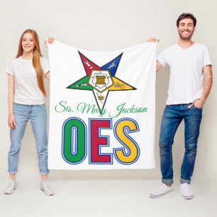 Personalisieren des Ordens von Eastern Star Fleecedecke