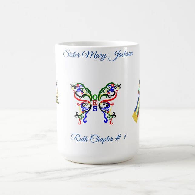 Personalisieren des Ordens von Eastern Star Kaffeetasse (Mittel)