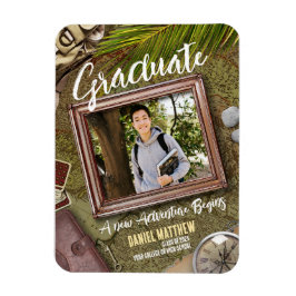 Personalisieren des Themas "Green Adventurer"-Absc Magnet