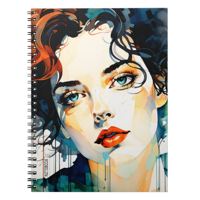 PERSONALISIEREN: Es ist nur ich | Notebook-Journal Notizblock (Vorderseite)