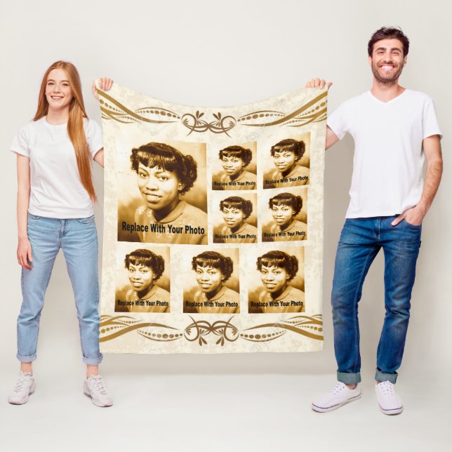 Personalisieren Fleecedecke (Beispiel)