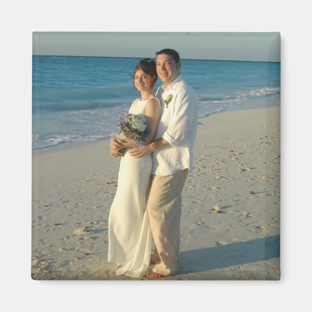 PERSONALISIEREN FOTO SAVE THE DATE MAGNET (Vorne)