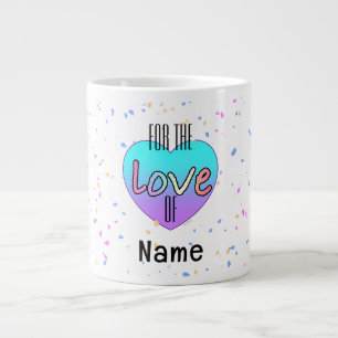 Personalisieren für die Liebe des Namens Jumbo-Tasse