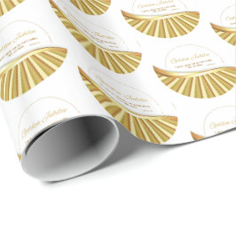 Personalisieren, Goldenes Jubiläum des religiösen  Geschenkpapier