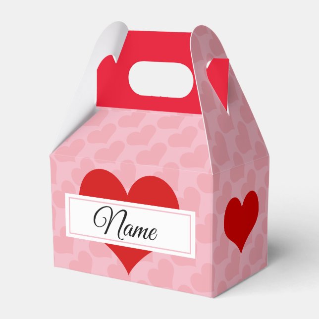 Personalisieren, Herz der Liebe Geschenkschachtel (Vorderseite)