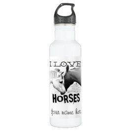 Personalisieren - I Liebe HORS - Edelstahlflasche