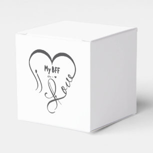 Personalisieren Ich liebe meinen besten Freund • D Geschenkschachtel