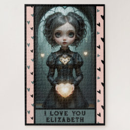 Personalisieren, ich LIEBE SIE niedlich Herzen Mäd