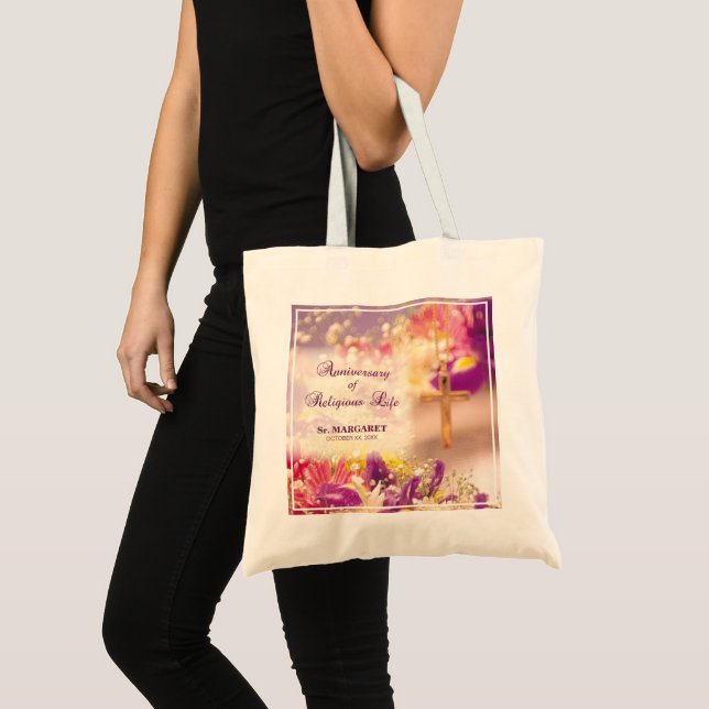 Personalisieren, Jubiläum religiöses Leben, Nun Tragetasche (Vorderseite (Produkt))