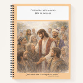 Personalisieren: Keine unwichtige Person Notizbuch