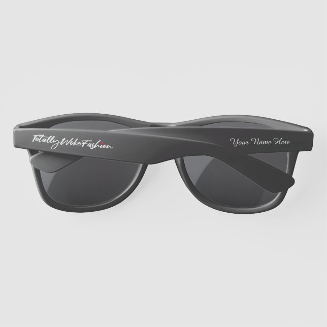 Personalisieren, komplett Geweckt Mode-Black-Sonne (Rückseite)