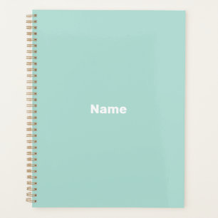 personalisieren, mit dem Namen Minze grün persona Planer