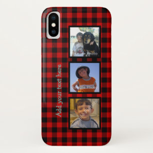 Personalisieren mit Fotos und Lumberjack Kariert Case-Mate iPhone Hülle