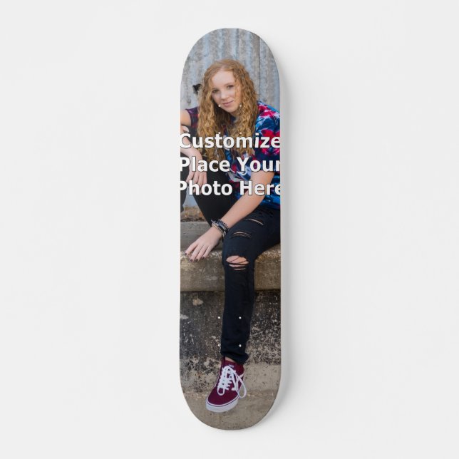 Personalisieren mit Ihrem Foto Skateboard (Vorne)