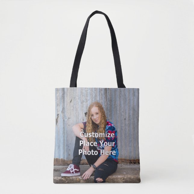 Personalisieren mit Ihrem Foto Tasche (Vorderseite)