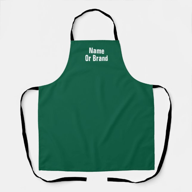 Personalisieren mit Markennamen Green Chef Kitchen Schürze (Vorderseite)