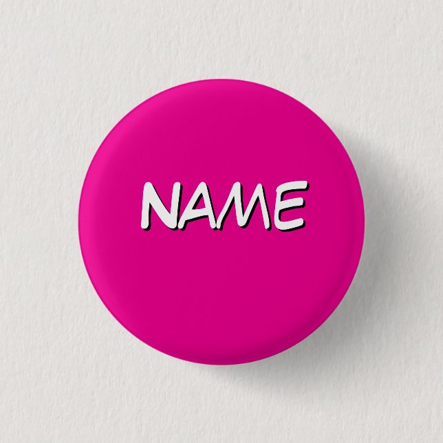 Personalisieren mit Namen  Button (Vorderseite)