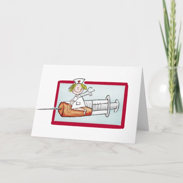 Personalisieren mit Namen - Das Super Nurse Karte (Vorderseite)