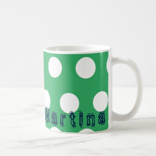 Personalisieren nach Name Polka Tasse
