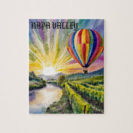 Personalisieren Napa Valley Art Travel Hot Air Bal