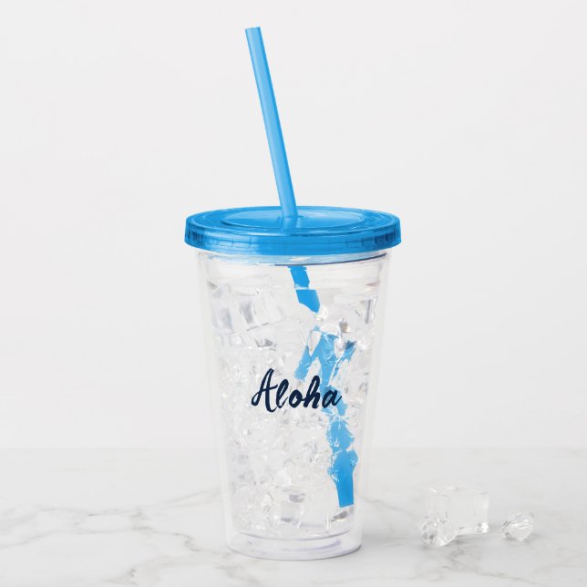 Personalisieren oder Anpassen Acryltrinkbecher (Vorderseite Ice)