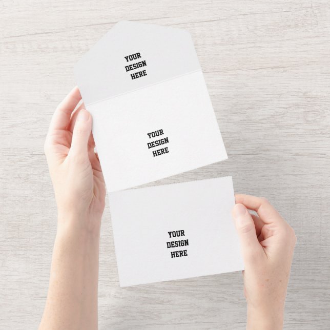 Personalisieren oder Anpassen All In One Einladung (Abreißen)