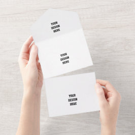 Personalisieren oder Anpassen All In One Einladung