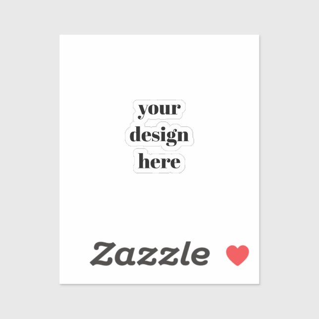 Personalisieren oder Anpassen Aufkleber (Blatt)