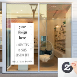 Personalisieren oder Anpassen Fensteraufkleber